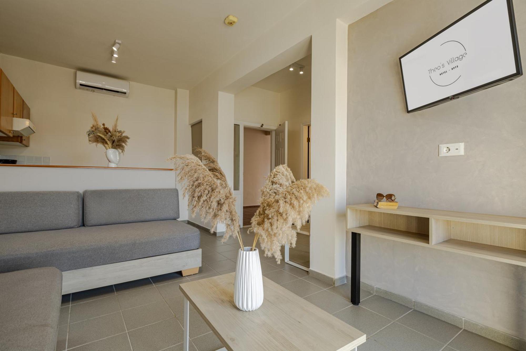 Theos Village Apartments Kato Daratso Extérieur photo