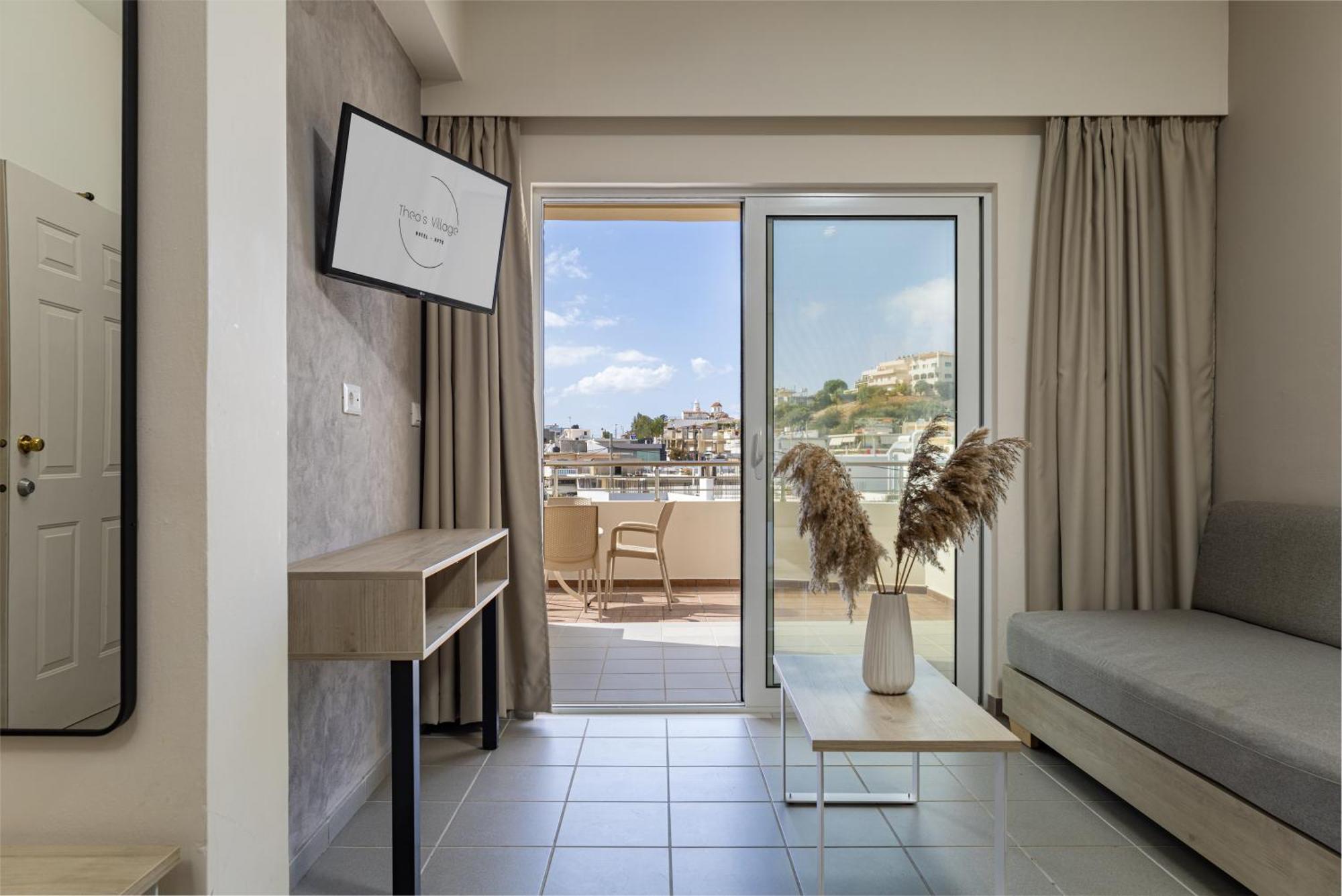Theos Village Apartments Kato Daratso Extérieur photo
