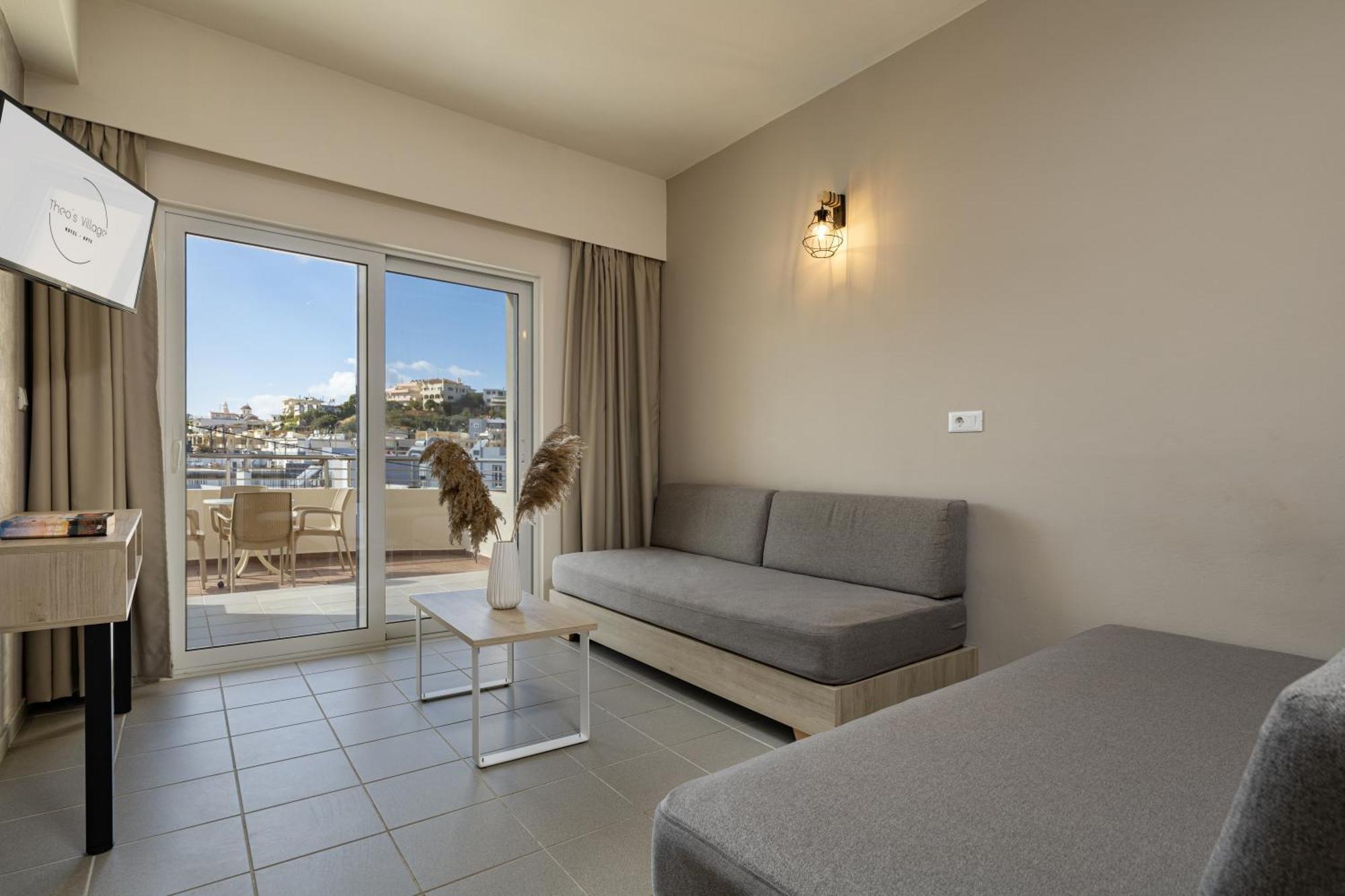 Theos Village Apartments Kato Daratso Extérieur photo